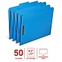 Staples Classification Folder, 3/4" Expansion, Letter Size, Blue, 50/Box (ST62545)~#|#~1A3BB087-AACD-4F04-B102E2825376B0AD_sc7