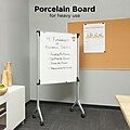 Union & Scale Workplace2.0 6' x 3' Porcelain Mobile Dry-Erase Board (UN56054)