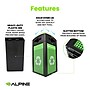 Alpine Industries GS Series Steel Recycling Bin, 80 Gallon, Green (ALP471-40-GSCM-MK)~#|#~1A403ECF-EEC1-4C7A-8C976FB4E5F7998A_sc7