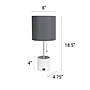 Creekwood Home 18.5" LED Table Lamp with USB Port, White/Gray (CWT-1007-GW)~#|#~1A433067-4A93-47EA-9E00D68FDF63A6AB_sc7