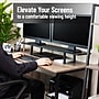 Mind Reader Adjustable Desktop Riser for Dual Monitors, Up to 88 lbs., Black (EXMON-BLK)~#|#~1A454206-1408-44F5-A0D648C7BF6AAEAA_sc7
