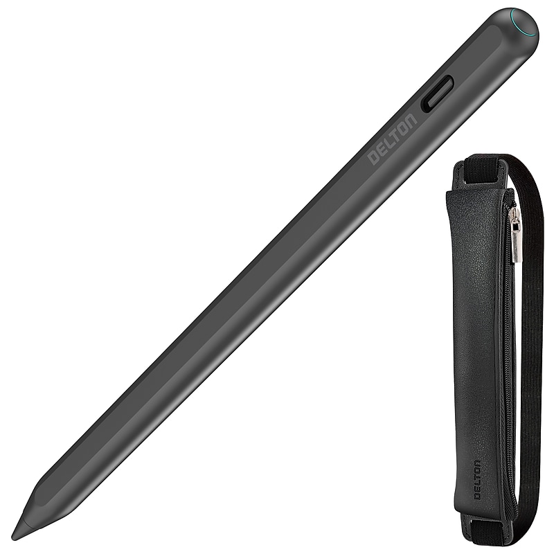 Delton DAP7 Stylus Pen, Wireless Magnetic Charging, Black (DAP7BK) image 1