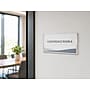Azar Displays Self Adhesive Nameplate Holder, 5.5" x 2.5", Horizontal, Wall Mounted, Clear, Acrylic, 10/Pack (122015)~#|#~1A47504E-D80C-4659-B2D75942953B3334_sc7