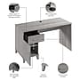 Bush Furniture Somerset 54"W Office Desk with Drawer and Storage Cabinet, Platinum Gray (WC81254)~#|#~1A47CC55-1426-4C9E-A94C3FA0279C004B_sc7