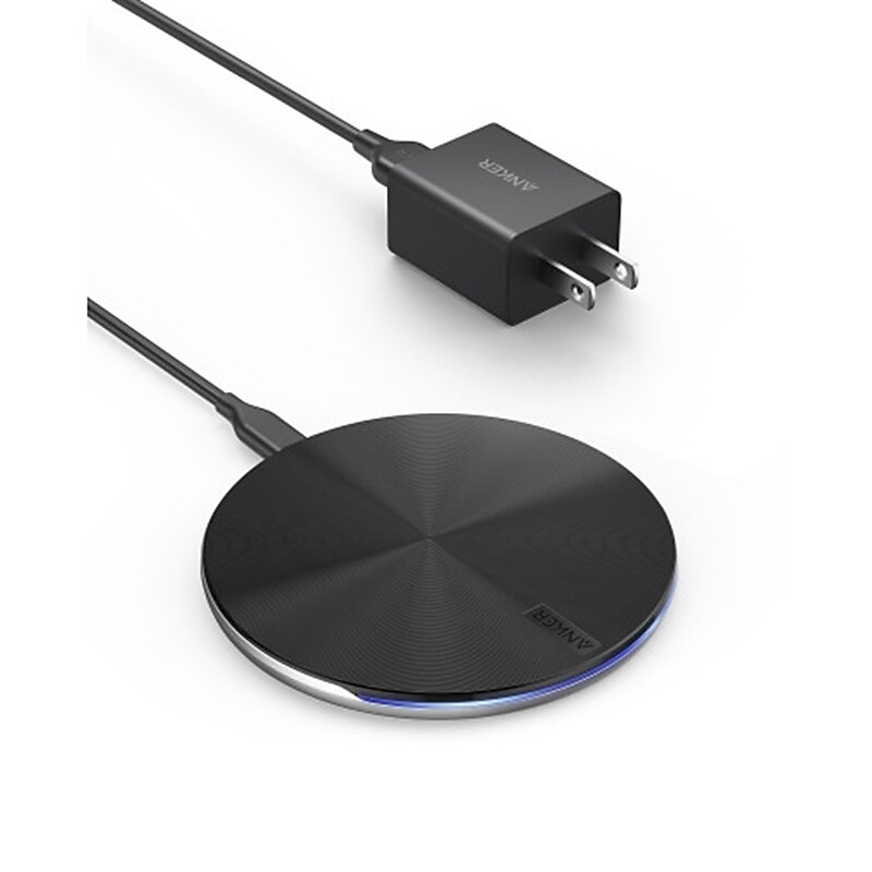 Anker PowerWave Pad Lite+ Wireless Charging Pad, 3.3 ft., Black (B2536J11-1) image 1