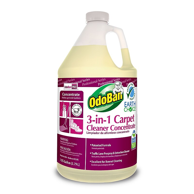 OdoBan Professional 3-in-1 Carpet Cleaner, 1 Gallon (9602B62-G4) image 1