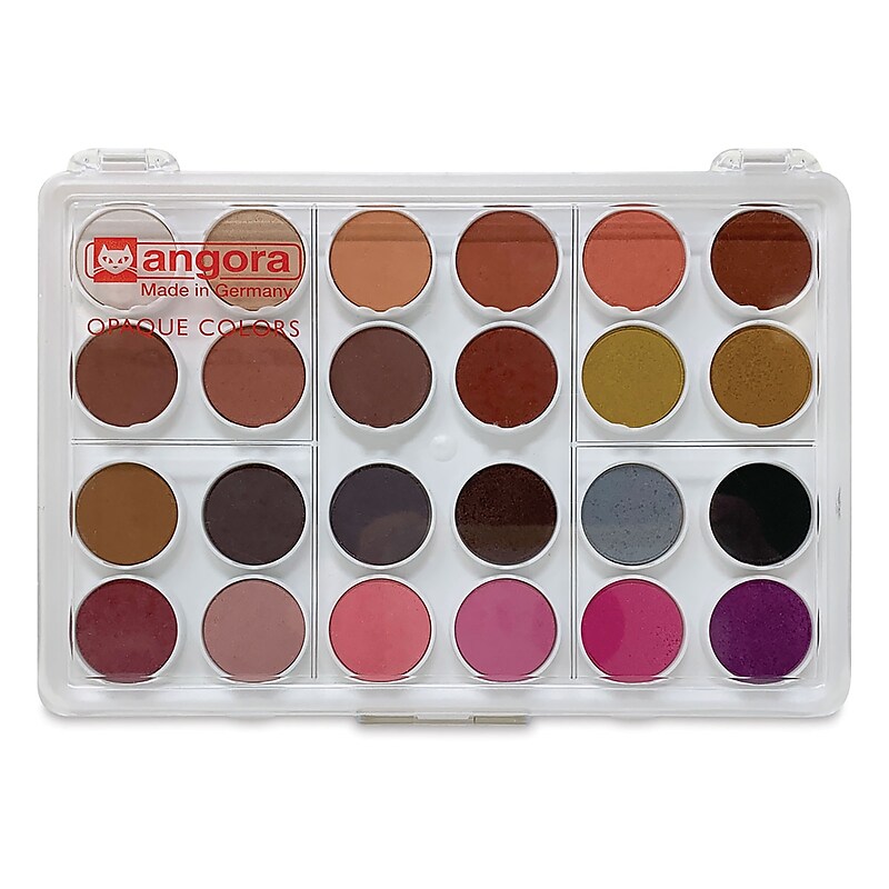 Talens Angora Opaque Watercolor Paint, Assorted Colors (AGR95960120) image 1