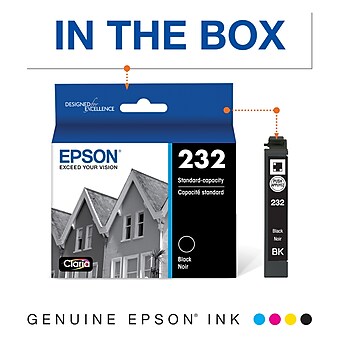 Epson 232 Black Standard Yield Ink Cartridge (T232120-S)