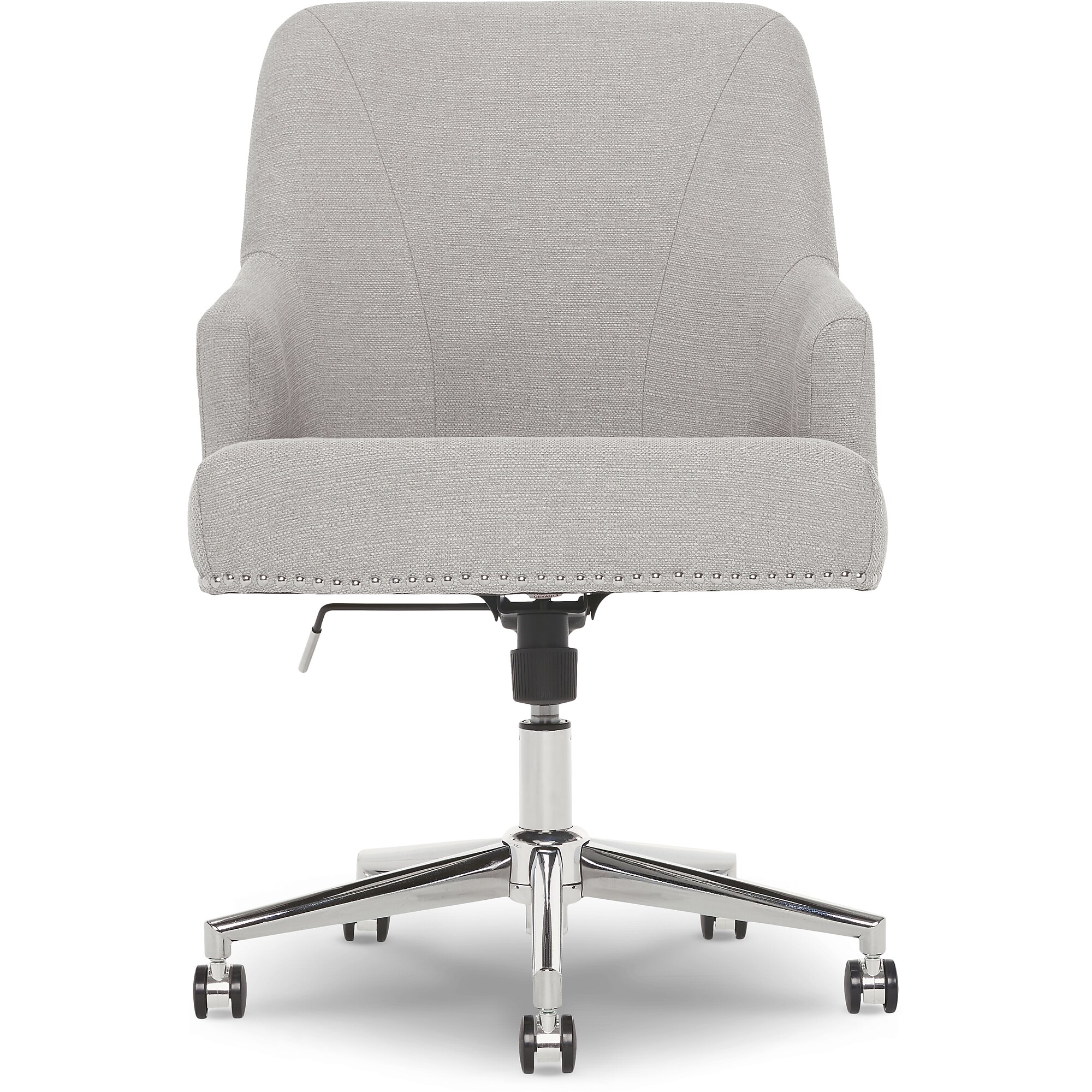 Serta Leighton Fabric Home Office Chair, Light Gray (48371) Simolary simolary.com