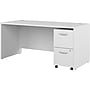 Bush Business Furniture Studio C 66"W Office Desk with Mobile File Cabinet, White (STC071WHSU)~#|#~1A5B29A8-9439-4170-97F8BABD7BB5B476_sc7