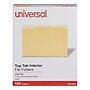 Universal File Folder, Straight Cut, Letter Size, Yellow, 100/Box (UNV12304)~#|#~1A5B8D2D-2DEF-47E9-B962050D89C146FF_sc7