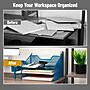 Mind Reader Metal Desktop Organizer Vertical File Holder Paper Letter Tray, Turquoise (MESHBOX5-TUR)~#|#~1A69E45E-256F-405C-8ABDF5ECCC45935D_sc7