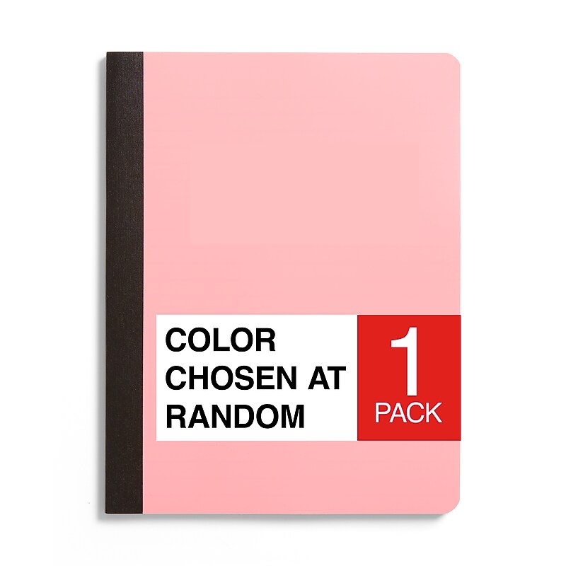 Pep Rally Composition Notebook, 9.75" x 7.5", Wide Ruled, 80 Sheets, Color chosen at random (63061C) image 1