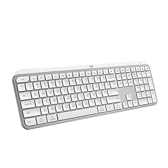 Logitech MX Keys S Wireless Keyboard, Pale Gray (920-011559)
