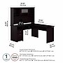 Bush Furniture Cabot 60"W 3 Position Sit to Stand L Shaped Desk with Hutch, Espresso Oak (CAB045EPO)~#|#~1A762F48-35BE-4E5E-82F42FE690FC7B2E_sc7