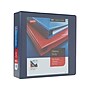 Staples Heavy‑Duty View Binder, 3" D‑Ring, Blue, Reinforced Spine, High‑Capacity 3‑Ring Binder for School & Office Organization~#|#~1A780A68-ECA8-4C25-84360D538B796E3A_sc7