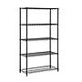 Honey-Can-Do 5-Shelf Metal Unit, 36"W, Black (SHF-09627)~#|#~1A795FBE-0131-4458-893BC9C0002242E5_sc7