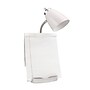 Simple Designs Gooseneck Organizer LED Desk Lamp, 18.50", with iPad Tablet Stand and Charging Outlet, White (LD1057-WHT)~#|#~1A7D7C41-2D0C-4073-A9D303C1EF5CF93B_sc7