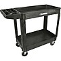 Lorell 2-Shelf Utility Cart, Black (LLR03611)~#|#~1A7F3687-5108-4C18-924BDFF9D5B26435_sc7