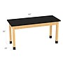 Diversified Woodcrafts Perpetulab Rectangular Science Lab Table, 60" x 24", Light Hardwood (P7606M30N)~#|#~1A85A371-BF53-4AAC-88E2CFE7292EB64B_sc7