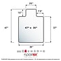 Floortex Cleartex Ultimat Lipped Chair Mat for Carpets up to 1/2", 35" x 47", Clear Polycarbonate (FC118923LR)~#|#~1A8829BC-9DA1-4D04-8DF13A1F18F223E1_sc7