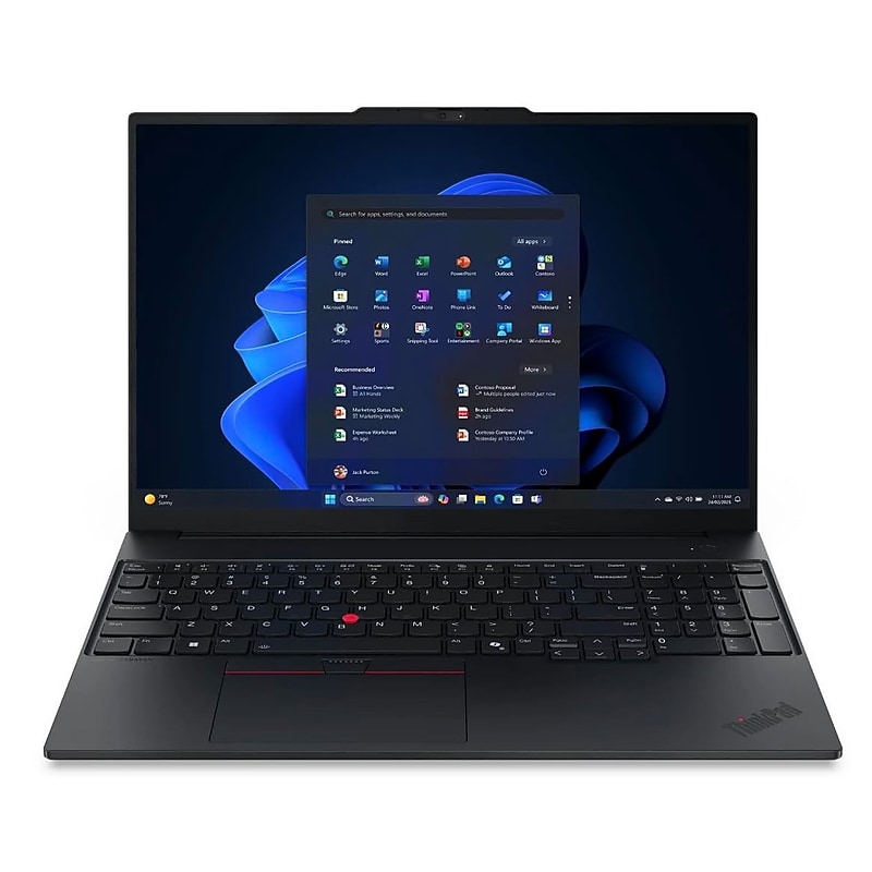 Lenovo ThinkPad L16 G2 16" Laptop, Intel Core Ultra 5 225U, 16GB RAM, 512GB PCIe SSD, Windows 11 Pro (21SBS2C900) image 1