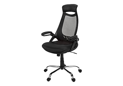 Monarch Specialties Inc. Ergonomic Mesh Fabric Swivel Computer and Desk Chair, Black (I 7268) Simolary simolary.com