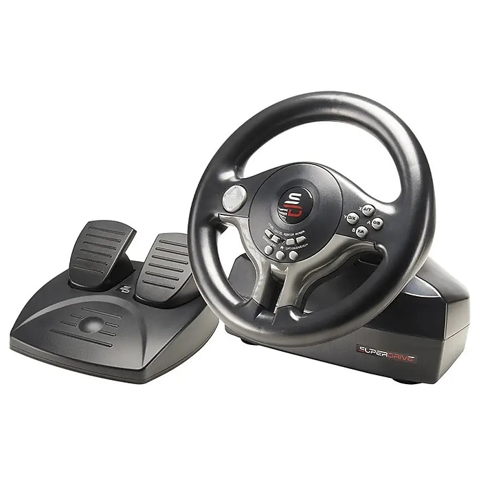 Subsonic Superdrive Gaming Driving Wheel, PS3/PS4/Nintendo Switch