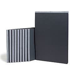 Smead Premium Pressboard 2-Prong Report Cover, Ledger Size, Black