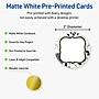 Avery Round Integrated Cards, Matte White, 100/Pack (19479371024)~#|#~1A93B4EE-043B-4B3E-967D0D2A90D3D4BD_sc7