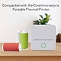 Core Innovations Adhesive Sticker Thermal Paper 2.18” x 9.5 ft. Assorted Colors, 5 Rolls/Box (CTP500PB)~#|#~1A9B6E2F-A8F6-4AEE-9A2A139E022546A3_sc7