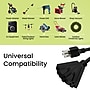 Power by GoGreen Heavy Duty 15' Extension Cord, 3-Outlet, Black (GG-15015BK)~#|#~1A9F2817-F30E-4955-9CFEF4D9454D9A55_sc7