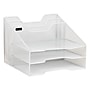 Mind Reader 5-Compartment Metal Mesh File Organizer, White (MESHBOX5-WHT)~#|#~1AA0FAE0-3007-4751-B349D3308B0041FA_sc7