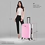 DUKAP Inception 25.98" Hardside Suitcase, 4-Wheeled Spinner, TSA Checkpoint Friendly, Pink (DKINC00M-PNK)~#|#~1AA5E1F7-932E-41BA-8B7B7F9F11F5760F_sc7