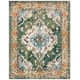 Safavieh Monaco Collection 8' x 11' Rectangle Indoor Area Rug, Machine Made, Forest Green/Light Blue (MNC243F-8)~#|#~1AA68EF6-51BB-47D0-B0E795AA511E6EA6_sc7