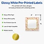 Avery Square Multipurpose Labels, 3" x 3", White, 60/Pack (19479370474)~#|#~1AACDB0D-0C31-43D3-815AF38640886613_sc7