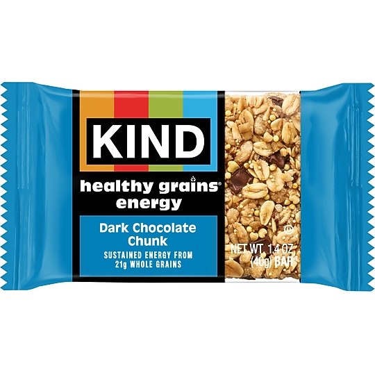 KIND Healthy Grains Gluten Free Dark Chocolate Chunk Energy Bar, 1.4 oz., 10 Bars/Box (67074)~#|#~1AAD9C8F-7803-450D-9174E651B7DC566B_sc7