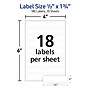 Avery No-Iron Fabric Waterproof Labels, 1/2" x 1-3/4", Handwrite Only, 180 Labels/Pack (40721)~#|#~1AAEB659-F811-49ED-A25D67B96182C240_sc7