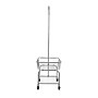 Household Essentials Rolling Laundry Cart with Basket, Silver (HH6028-1)~#|#~1AAEFD9C-7EA3-4A66-A4CD4096DE8E7C35_sc7