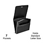 Staples Plastic Accordion File, 7-Pocket, Letter Size, Black (TR51820)~#|#~1AB27AA7-B5DF-4831-96EA84E6A78B3CDC_sc7