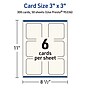 Avery Integrated Cards, 3" x 3", Matte Ivory, 300/Box (95336)~#|#~1AB492C6-3D41-40F6-8DF41A59FC3D6609_sc7
