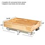 Household Essentials Wood and Steel Pull-Out Cabinet Shelves, Natural (HH4521-1)~#|#~1AB68F6D-71A9-4050-B71B1D8A8336D677_sc7