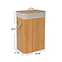 Household Essentials 19-Gallon 1-Section Hamper with Lid, Bamboo, Natural (HE1221)~#|#~1AB7E806-1256-4ECA-B0F485A877241462_sc7