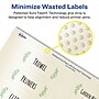 Avery Laser/Inkjet Rectangle Pearlized Labels, 1.5" x 2.75", Ivory, 100 Labels/Pack (94230)~#|#~1ABA4BED-7642-4A4C-B828CBFA999CC855_sc7