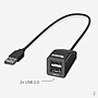 Plugable 2-Port USB 2.0 Hub, Black (USB2-2PORT)~#|#~1ABB777F-74E1-4A6F-B433AD7D7045610C_sc7