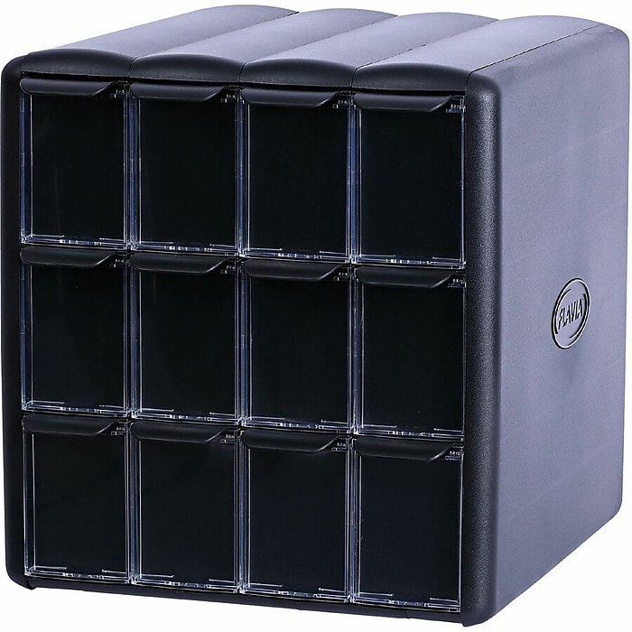 Flavia 12 Compartment Plastic Coffee Freshpack Merchandiser, Black