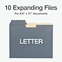 Pendaflex Recycled Heavy Duty File Pocket, 3/4" Expansion, Letter Size, Assorted, 10/Pack (FP153L10 ASST)~#|#~1AC16142-AAFE-425C-840834DF8E91E2F3_sc7
