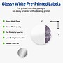Avery Laser/Inkjet Circle Multipurpose Labels, 3" Dia., White, 60/Pack (S00-F4S)~#|#~1AC352D2-C05F-4436-9999662EA29BBA5F_sc7