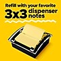 Post-it Pop-up Notes Dispenser for 3" x 3" Notes, Black/Clear (DS330-BK)~#|#~1AC3D576-52FC-4A64-A592E50F1BD1A4B0_sc7