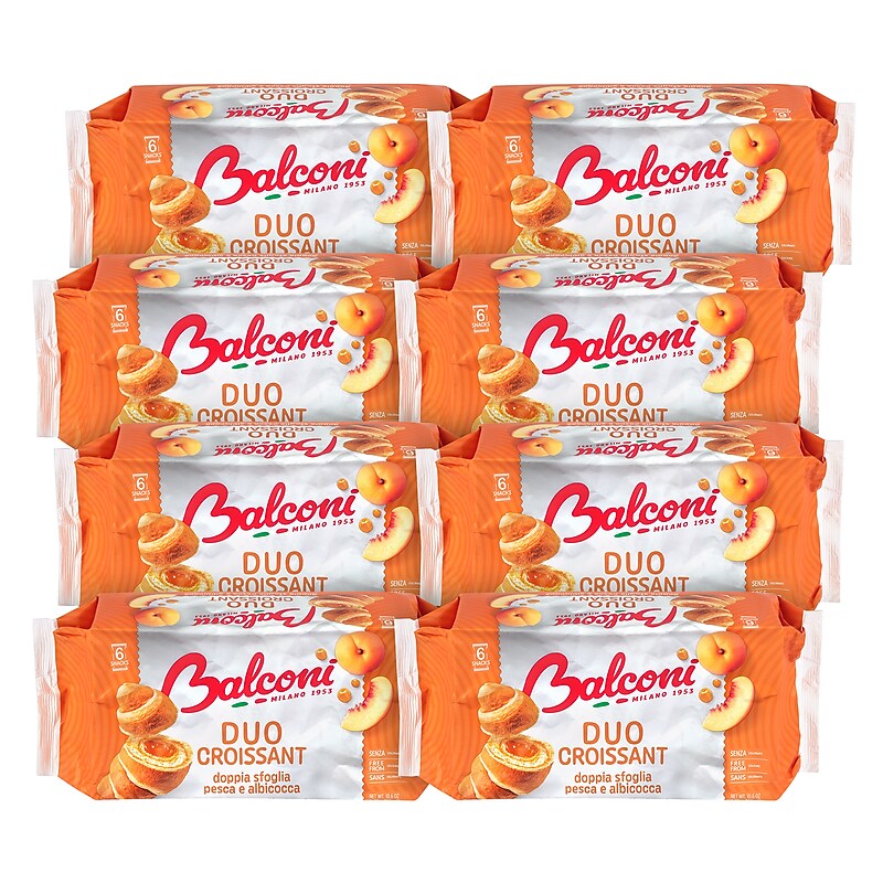 Balconi Duo Croissant Peach and Apricot Croissants, 48/Pack (600-04188) image 1